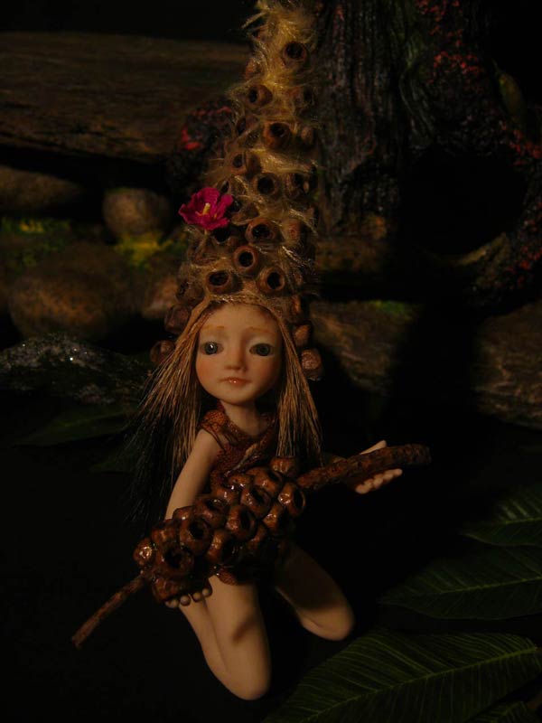 Ooak Pixie Ranien and magic Seeds